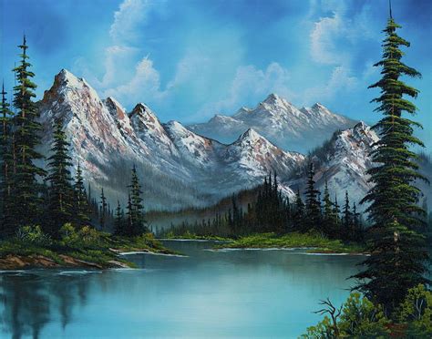 Nature's Grandeur Painting by C Steele (With images) | Bob ross ...