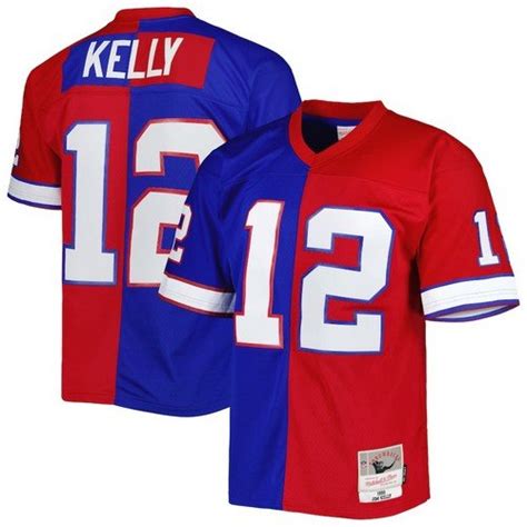 Bills Jim Kelly Split Throwback Jersey – US Sports Nation