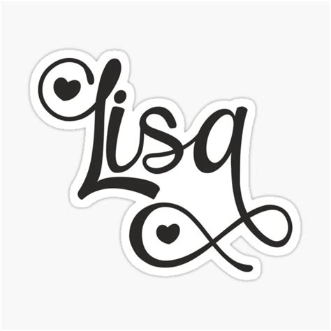 "Lisa Name, Lisa Calligraphy, Gift for Lisa, Custom Gift Lisa ...