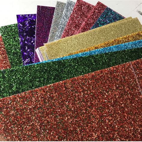 Premium Glitter Flake Acrylic Sheet