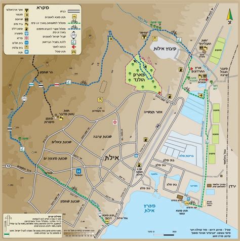 Eilat area map