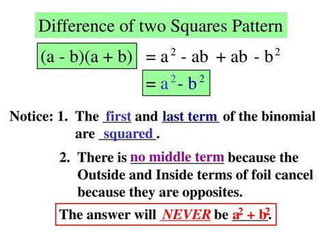 PPT - 11-6 Special Binomial Products PowerPoint Presentation, free ...