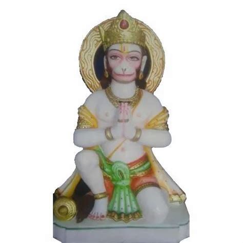 Bajrang Bali Marble Statue, For Worship, Size: 1-3 Feet at Rs 5000 in ...