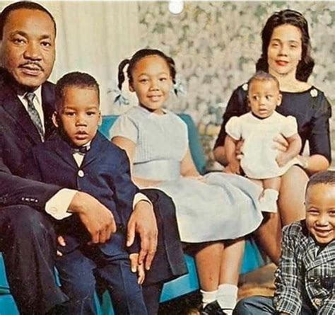 Martin Luther King Jr Family In Color