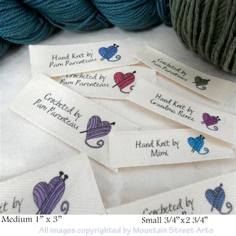 Crochet Labels - Etsy