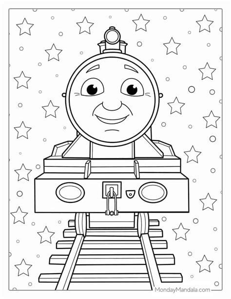 Train Coloring Page (Free PDF Printables) - Coloring Home