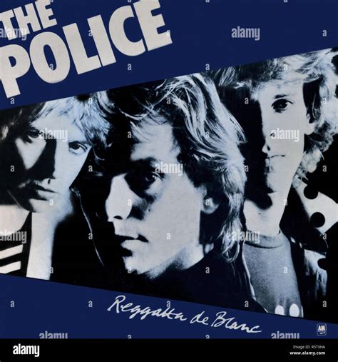 The Police - original vinyl album cover - Reggatta de Blanc - 1979 Stock Photo - Alamy