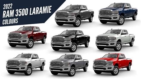 2022 RAM 3500 Laramie Truck - All Color Options - Images | AUTOBICS - YouTube