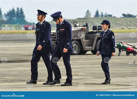 Air Crew of Japan Air Self Defense Force JASDF Editorial Image - Image of asian, force: 168674530