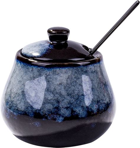 Amazon.com | BOSILI Ceramic Sugar Bowls for Sugar Seasoning, Sugar Bowl ...