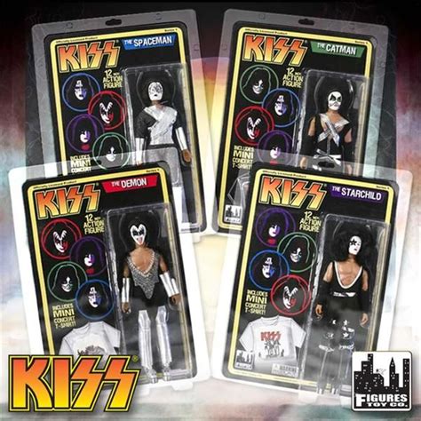 KISS 12 Inch Action Figures Series One Complete Set of all 4 | Action ...