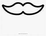 Coloring Mustache Template Tie Beard Bigode Pages Moustache Para Mask  sketch template