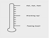 Blank Feelings Thermometer Printable  Templates sketch template