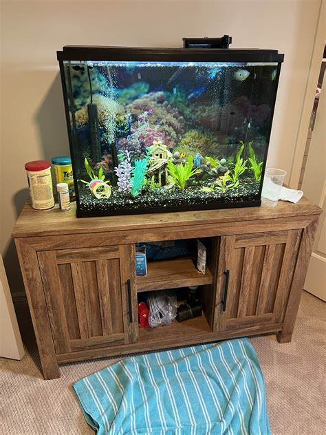 37 Gallon Aquarium Tank Stand And Accessories for Sale in Scottsdale, AZ - OfferUp