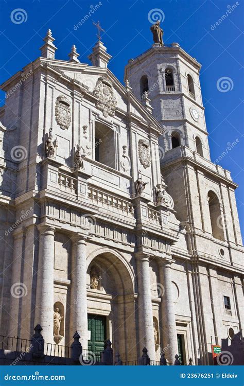 Valladolid Cathedral stock image. Image of europe, catholicism - 23676251