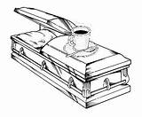 Casket Drawing At GetDrawings  Free Download sketch template