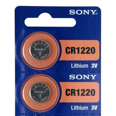 Sony CR1220 3V Lithium Coin Battery - 2 Pack + 30% Off! - Walmart.com - Walmart.com