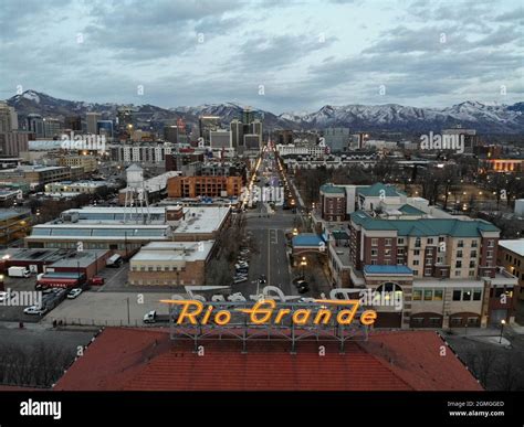 Salt Lake City Skyline Stock Photo - Alamy