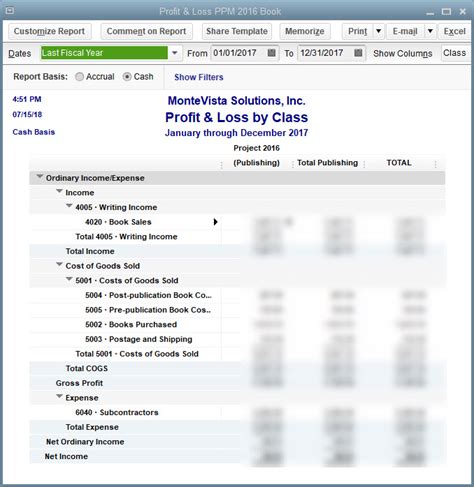 Analyzing Profit and Loss with QuickBooks Classes – Bonnie Biafore