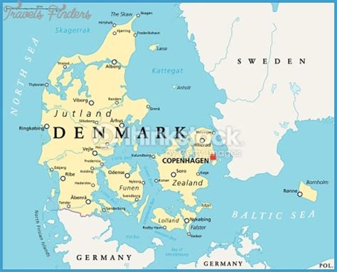 Bornholm Denmark Map - TravelsFinders.Com