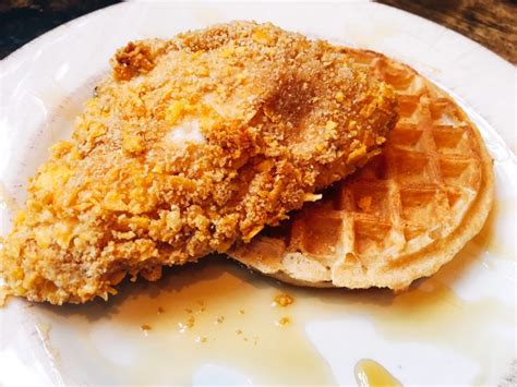 "Fried" Chicken and Waffles Recipe | The Leaf