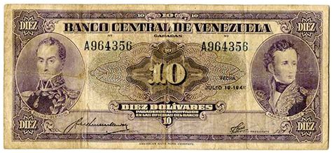 Banco Central de Venezuela. 1945. Issued Banknote.