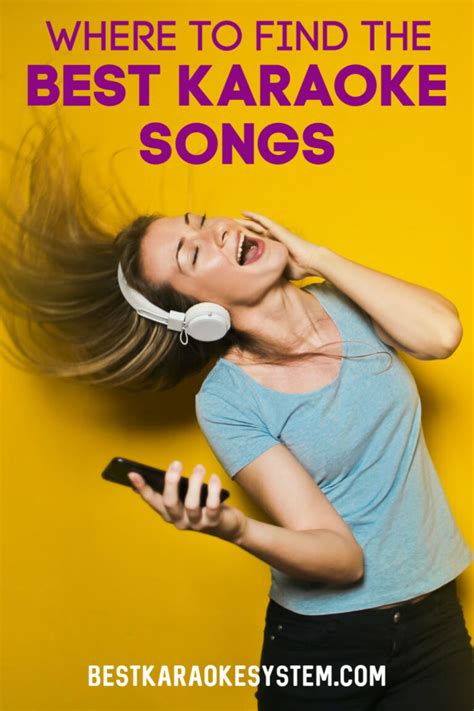 Where To Find the Best Karaoke Songs | Best karaoke songs, Karaoke ...