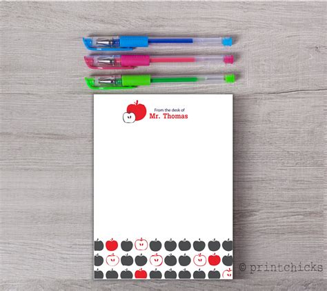 Personalized Teacher Notepads - PrintChicks | PrintChicks