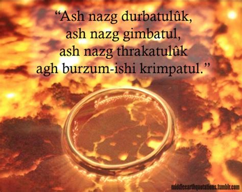 Middle-earth Quotes