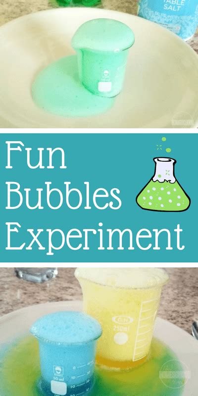 Science Experiment With Bubbles