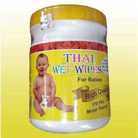 Thai Wet Wipes For Baby Moist Tissue-170 Jar Wipes false - healthcare ...