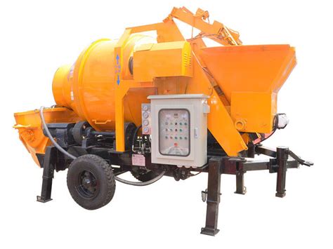 portable concrete mixer and pump