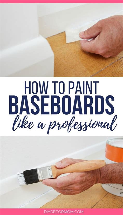 learn how to paint baseboards like a pro in this tutorial which shares ...