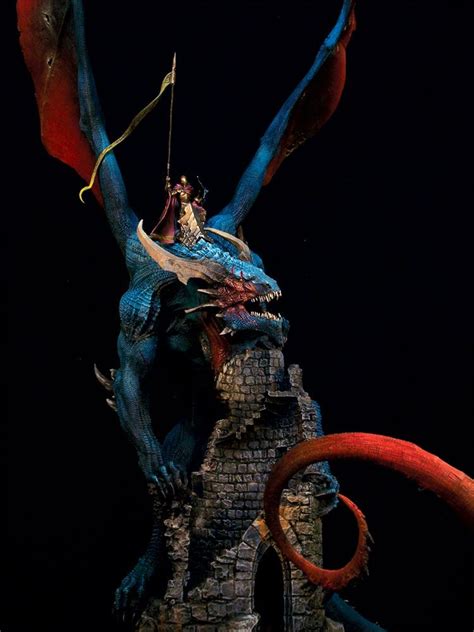 Cang the Implacable, 10th Anniversary Dragon (1) | Dragon miniatures, Fantasy miniatures ...