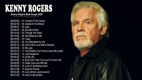 Kenny Rogers Greatest Hits - Top 20 Best Songs Of Kenny Rogers - Kenny Rogers Country Songs 2020 ...