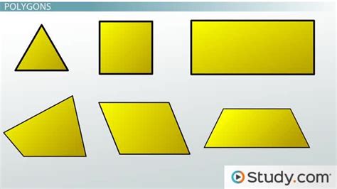 Properties of Shapes: Quadrilaterals, Parallelograms, Trapezoids, Polygons - Video & Lesson ...