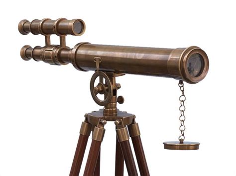 Buy Floor Standing Antique Brass Griffith Astro Telescope 50in - Model Ships