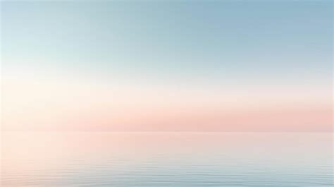 Premium Photo | Clear blue sky sunset with horizon on calm ocean sea background Picturesque