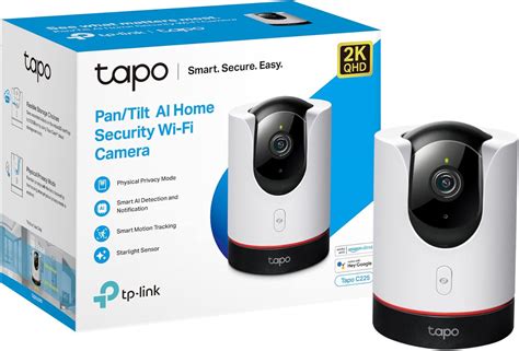 TP-Link Tapo 2K QHD Telecamera di sicurezza Pan/Tilt, rilevamento AI ...