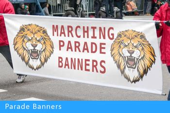 High Quality Custom Parade Banners & Marching Band Banners