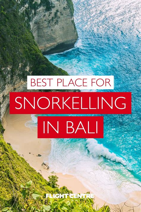 the best place for snorkeling in bali with text overlay reading best place for snorkeling in bali