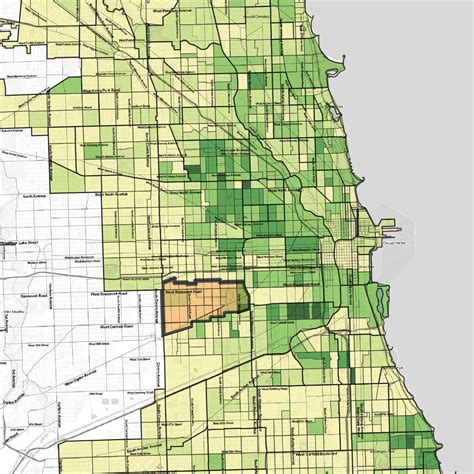 Collection of Chicago (North Lawndale) maps - Bike Lab