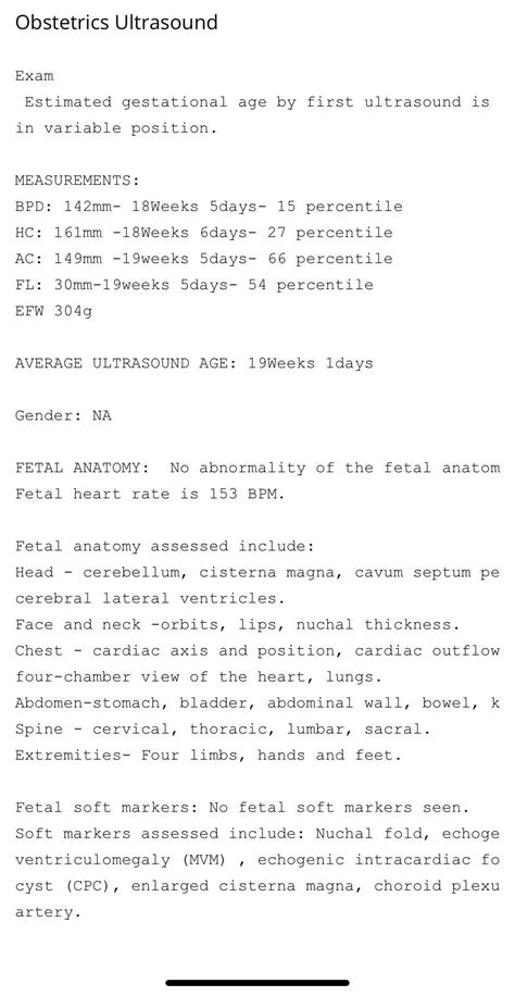 Help interpreting anatomy scan : InfertilityBabies