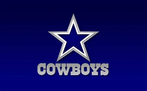 Download Blue Gradient Dallas Cowboys Logo Wallpaper | Wallpapers.com