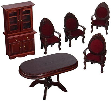 Melissa & Doug Doll-House Furniture- Dining Room Set | Dollhouse dining room, Furniture, Dining ...