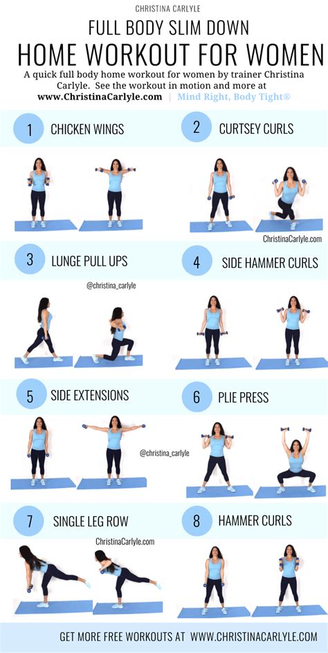 Home Workout for Women to Burn Fat and Get Fit at Home | At home ...