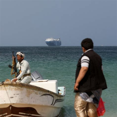 Cargo ship in Red Sea set ablaze by projectile launched from Yemen ...