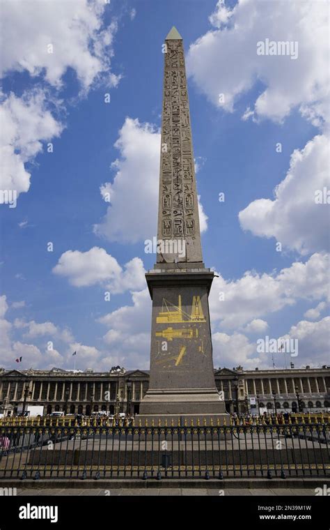 Obelisk at Place de la Concorde, Paris, France Stock Photo - Alamy