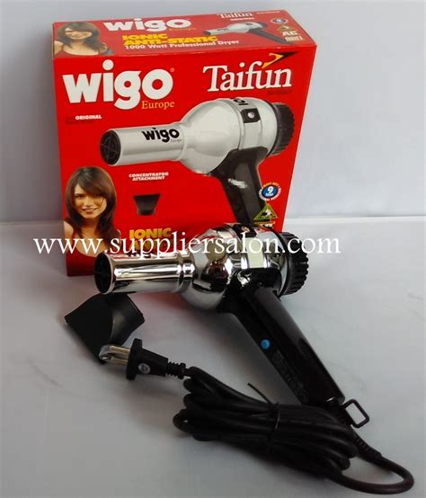 Hair Dryer Wigo Taifun Styling 1000 Watt Merah | Supplier Alat Salon Kecantikan