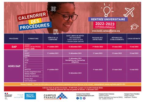 Campus France Calendrier 2023 2024 Maroc - Image to u